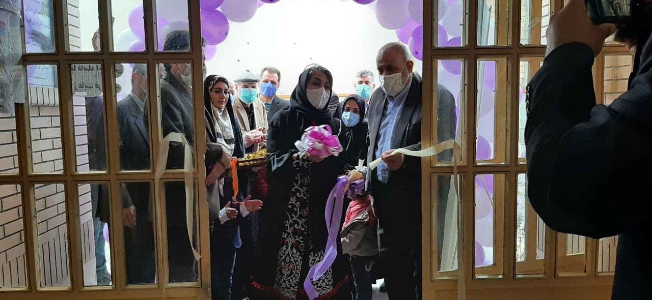 افتتاح مدرسه هیأت امنایی مهدخت نظری در کرمانشاه