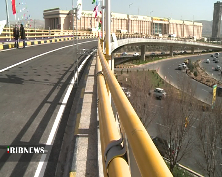 افتتاح پل چپ گرد دکتر خدادوست در شیراز