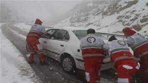 امدادرسانی به ۱۲۶ نفر گرفتار در برف و کولاک خراسان رضوی