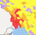 ۱۳ شهر خوزستان در وضعیت قرمز کرونایی