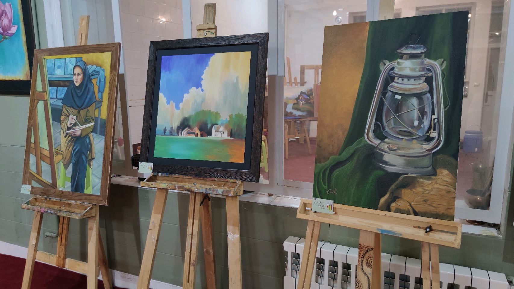 گشایش نمایشگاه نقاشی در بافق