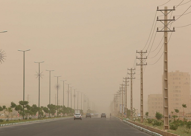 پیش بینی خیزش گرد و خاک در بوشهر