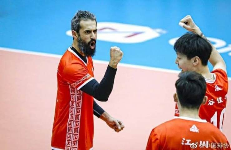 پیروزی سعید معروف و یارانش در لیگ والیبال چین