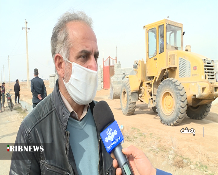 تخریب ساخت و ساز‌های غیر مجاز در پاکدشت