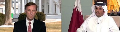 رایزنی تلفنی مشاور امنیت ملی آمریکا با وزیر خارجه قطر