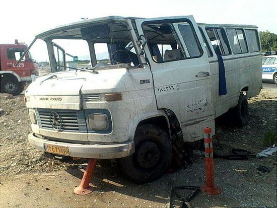 پنج مصدوم در اثر حادثه رانندگی در یزد
