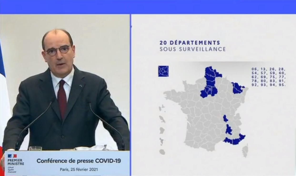 ۲۰ منطقه در فرانسه در حالت قرنطینه قرار گرفته اند