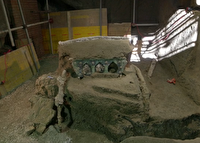کشف کالسکه متعلق به رم باستان در شهر سوخته پمپی
