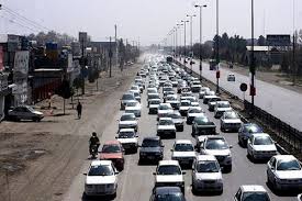 پرحجم بودن ترافیک در ورودی های شهر مشهد