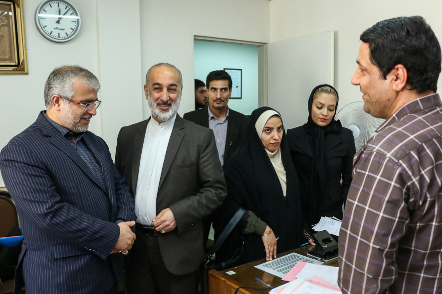 بازدید رئیس کل محاکم تهران از مجتمع قضایی عدالت