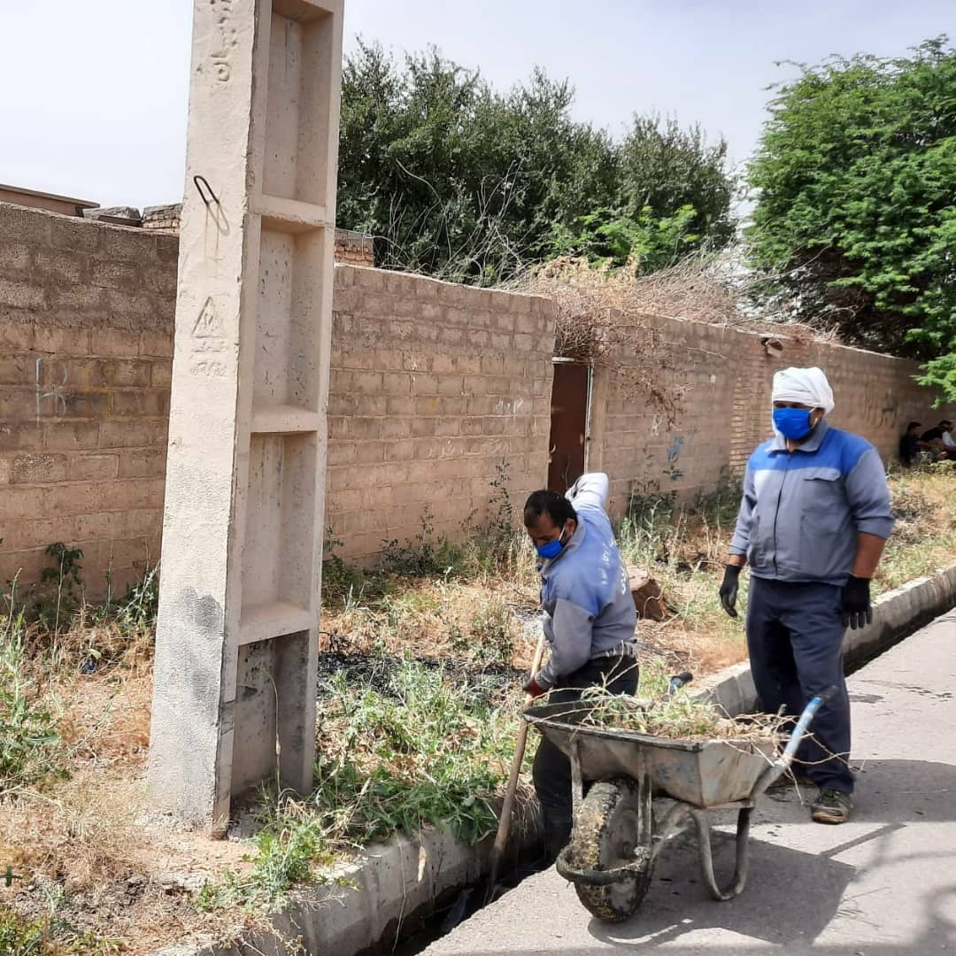 آغاز لایروبی جداول روباز  شهر آزادی