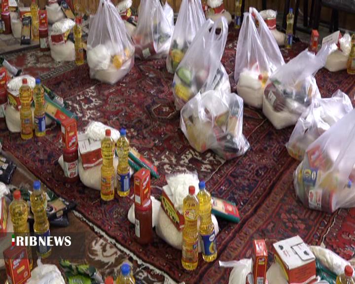 توزیع هزار بسته غذایی بین خانواده های نیازمند