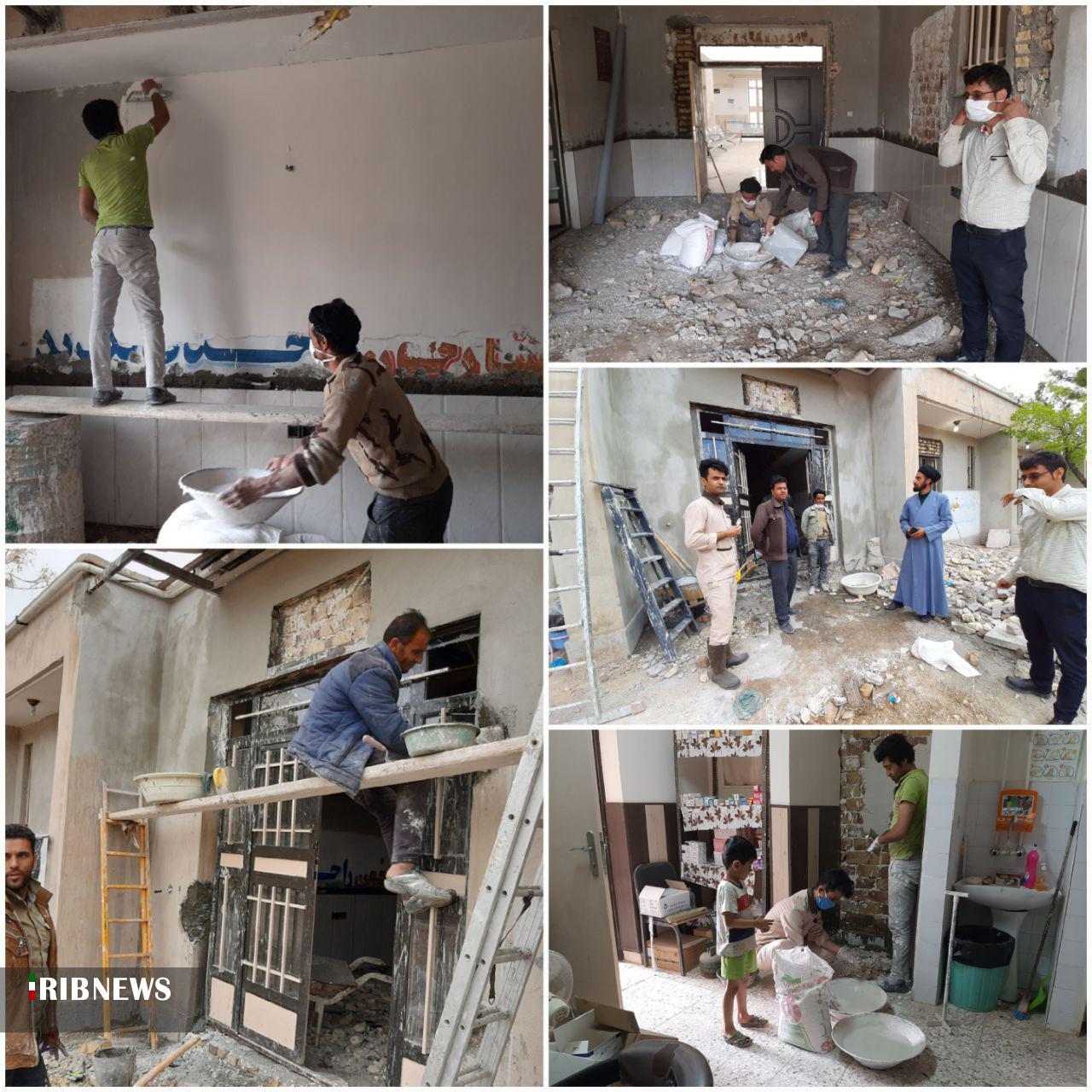 ساخت اتاق احیا در مرکز بهداشت دهستان کرغند قاین