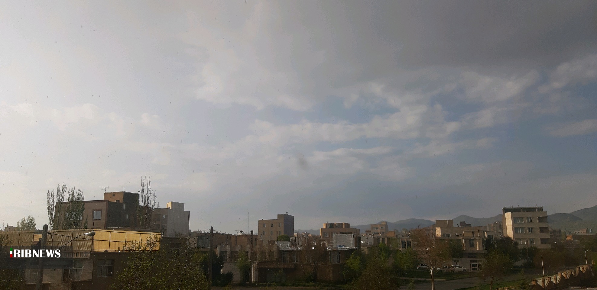باران و آفتاب در عصر بهاری زنجان