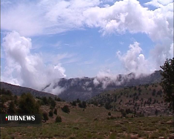 مهار آتش‌سوزی در اراضی روستای بلغان شیروان