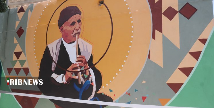 دیوارنگاری خیابان های اصلی شهر با مضامین موسقایی