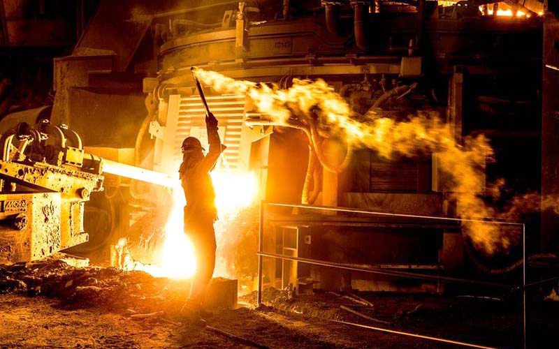 شکسته شدن رکورد تولید در شرکت گروه ملی صنعتی فولاد ایران