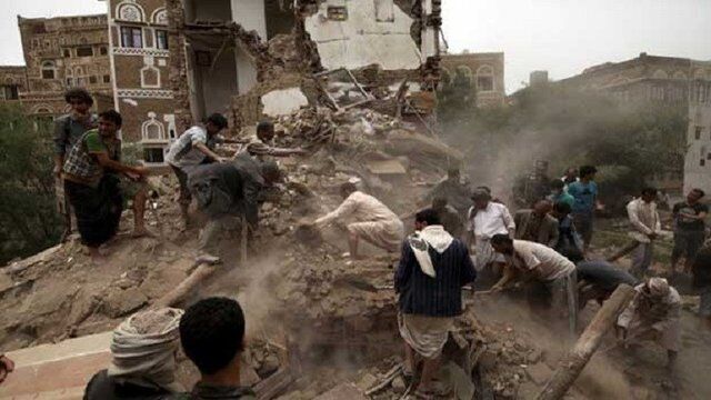 تداوم حملات جنگنده های سعودی به مناطق مختلف یمن