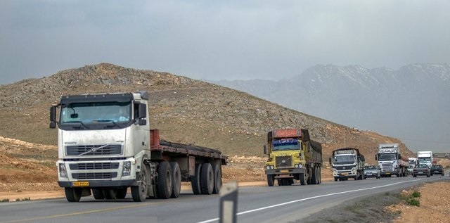 ممنوعیت تردد وسایل نقلیه سنگین در محور سمنان - فیروزکوه
