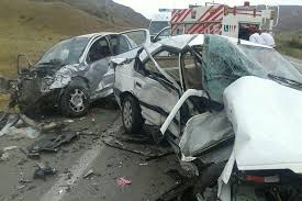تصادف 3 دستگاه سواری با 3 کشته در زنجان
