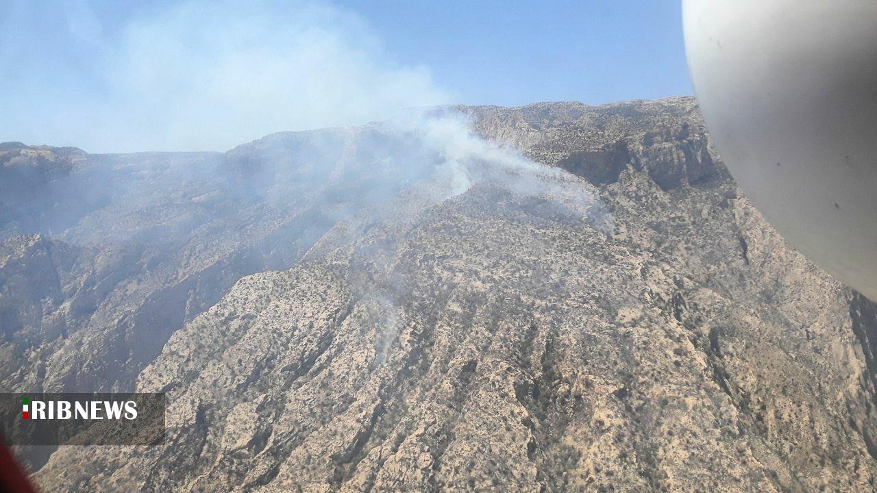 یک بالگرد آب‌پاش به مناطق آتش‌گرفته تنگستان فرستاده می‌شود