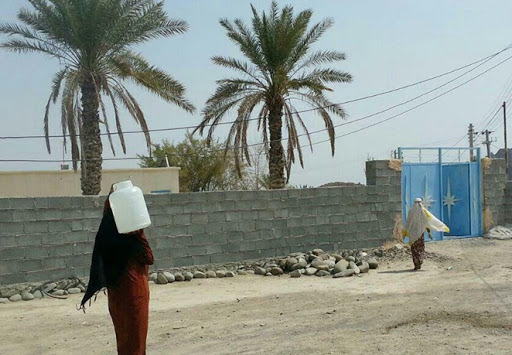 کمبود آب آشامیدنی و گلایه اهالی روستای اسلام اباد سندرک