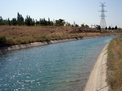 بهره برداری از کانال آبرسانی کشاورزی به شهر دوزه