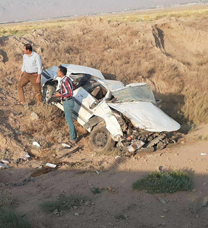 جان باختن یک نفر بر اثر حادثه رانندگی