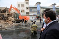 تخریب پاساژ توحید در منطقه ۱۹ تهران