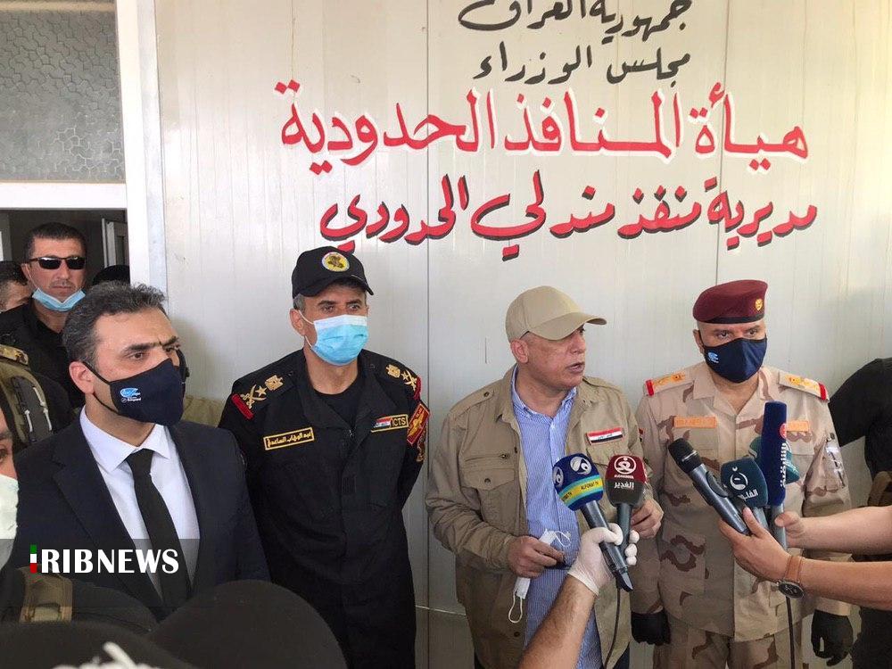 نخست وزیر عراق گذرگاه مرزی مندلی را افتتاح کرد