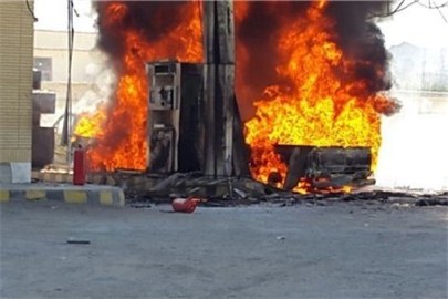 آتش سوزی تانکر حمل سوخت در شهرستان سیریک