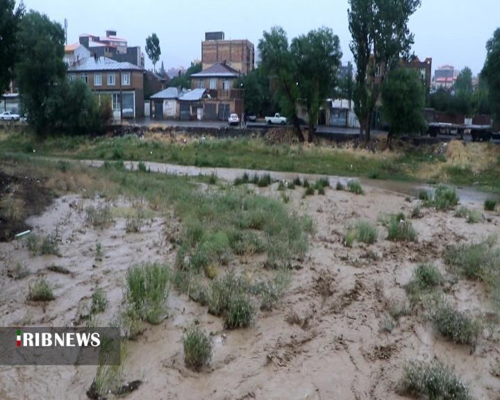 بارش های شدید رگباری و خسارت به 5روستای شهرستان خلخال