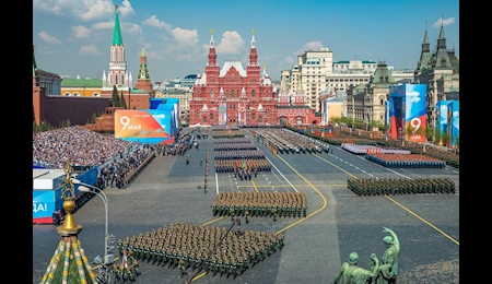 حضور نیروهای نظامی هند و چین در رژه پیروزی میدان سرخ مسکو