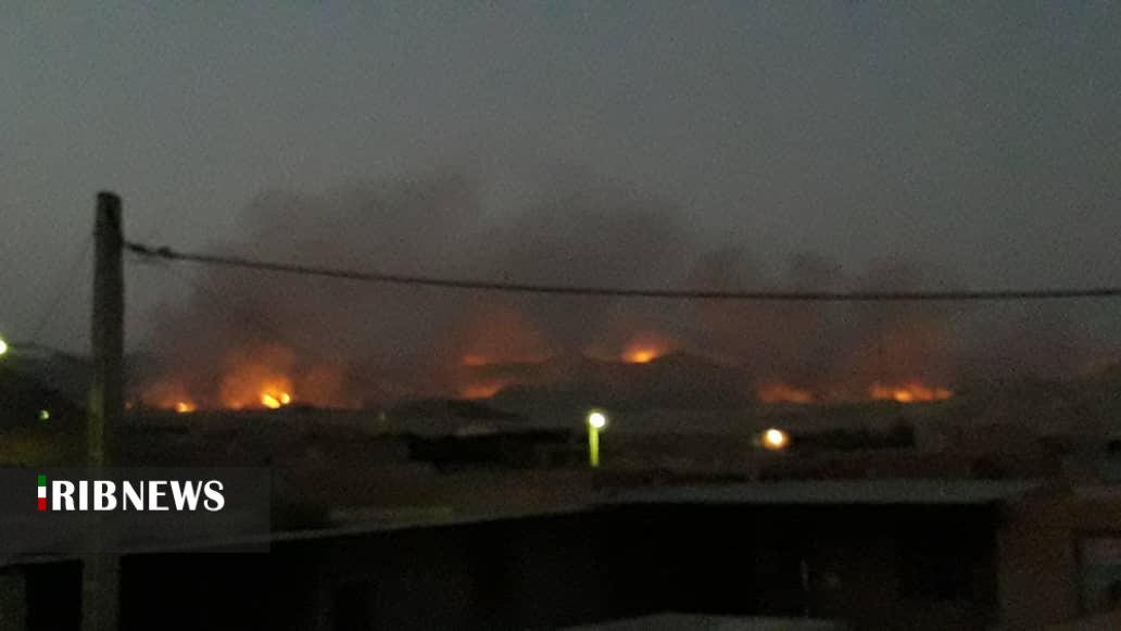 آتش سوزی در مراتع بخش سردشت دزفول