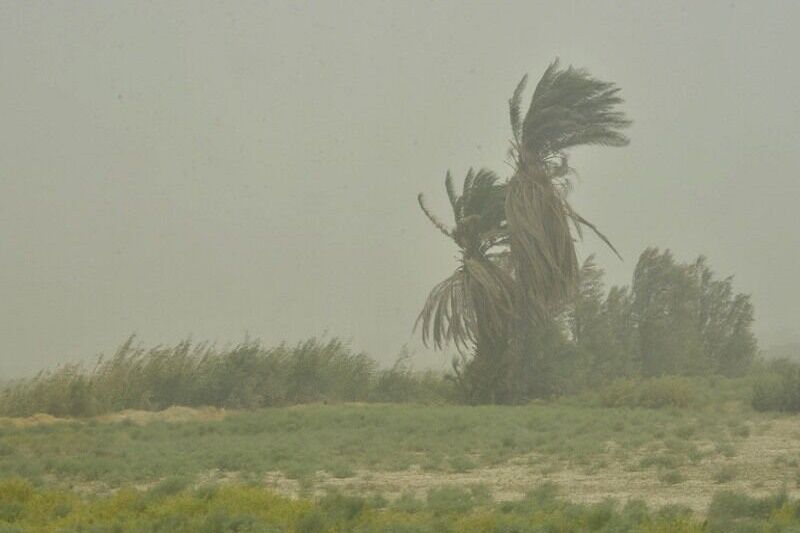 پیش بینی وزش تند باد لحظه ای در خوزستان