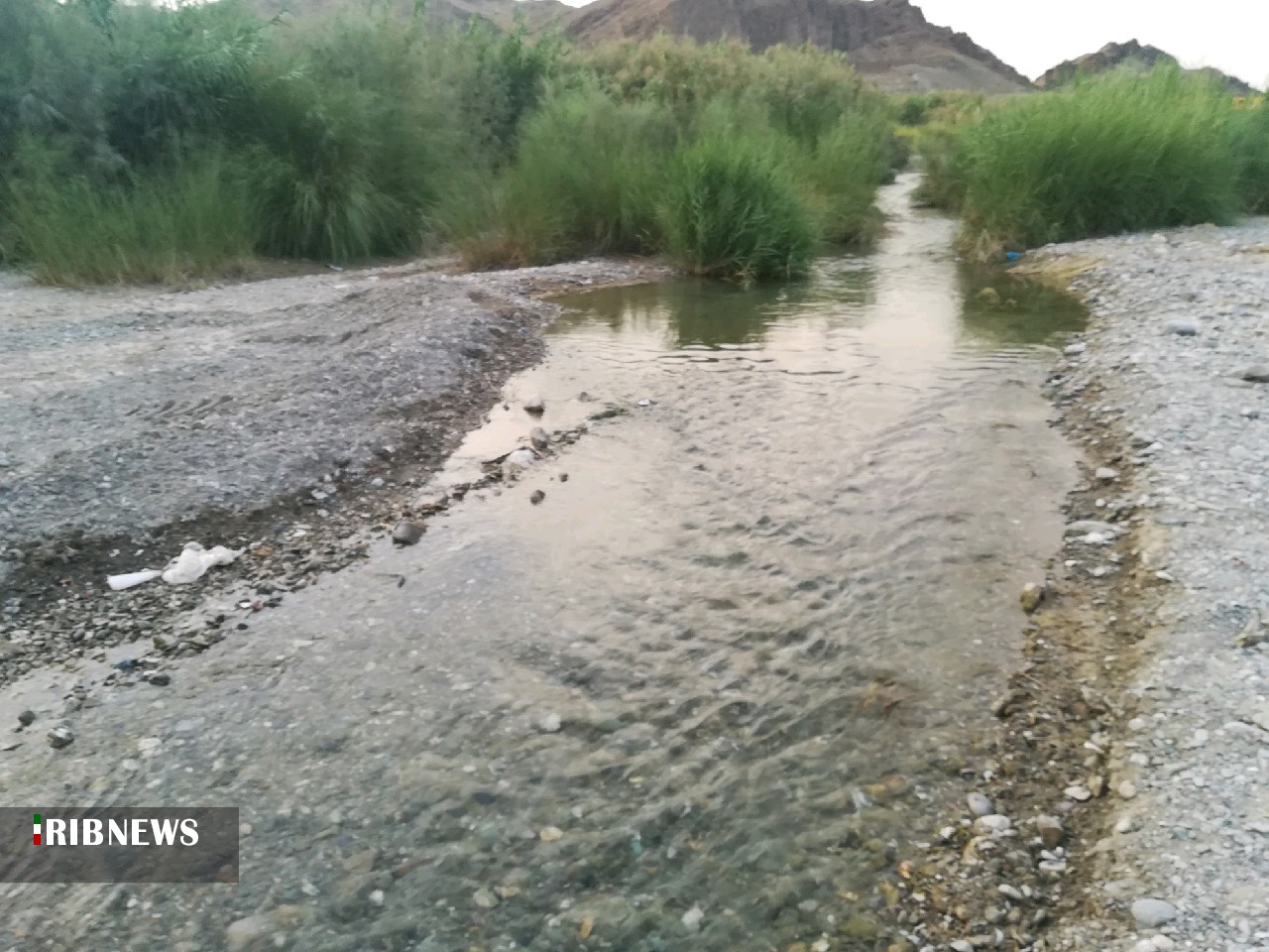 افزایش آب رودخانه دامن ایرانشهر