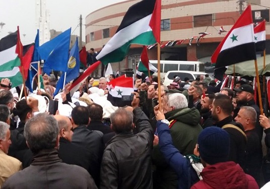 تظاهرات در دیرالزور ضد نیرو‌های سوریه دموکراتیک