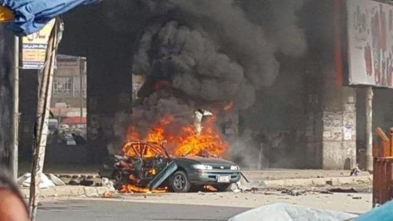 انفجار خودرو بمب گذاری شده در جنوب افغانستان