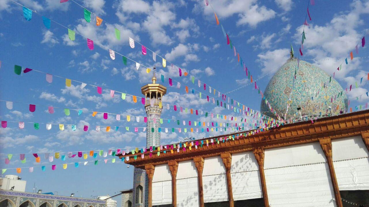 شاه چراغ، نورباران در عید سعید قربان