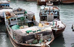 توقیف کالای قاچاق در آبهای ساحلی ماهشهر