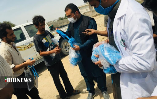 توزیع یک‌هزار بسته بهداشتی در حاشیه شهر اردبیل