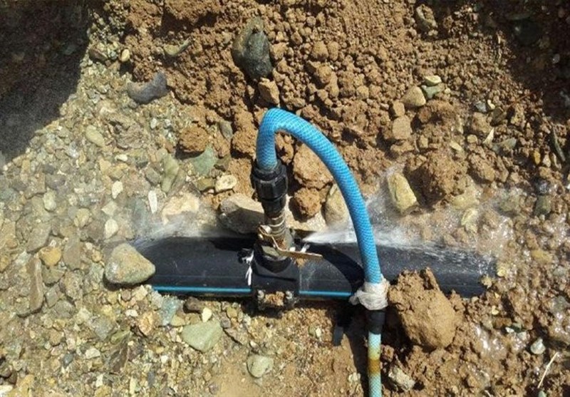 انشعابهای غیرمجاز در کردستان ۲ میلیون مترمکعب آب مصرف می‌کنند