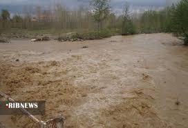 خسارت سیلاب به محور‌های روستایی در قلعه گنج
