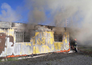آتش سوزی در دبیرستان پردیس