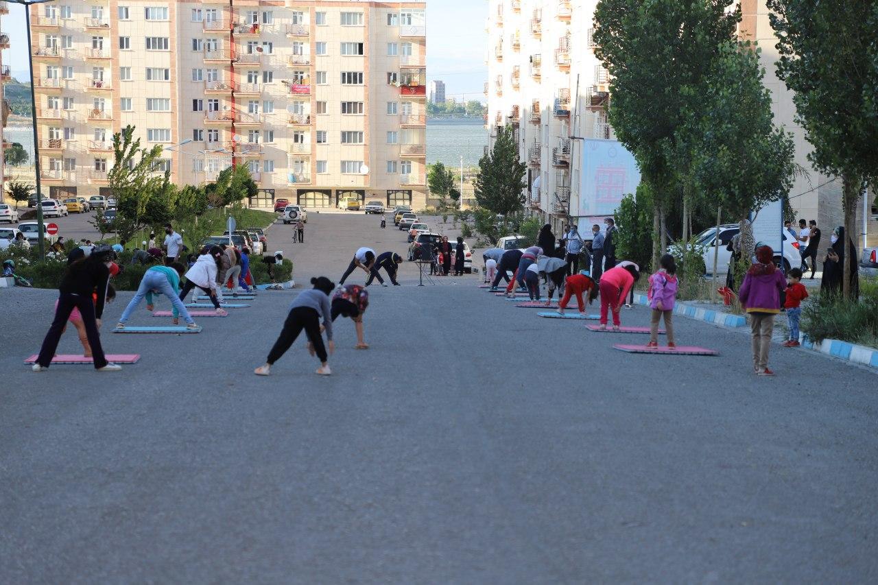 برگزاری طرح آوای ورزش در همسایگی در اردبیل