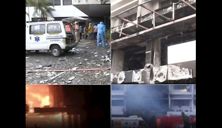 افزایش تلفات آتش سوزی هتل مبتلایان کرونا در هند