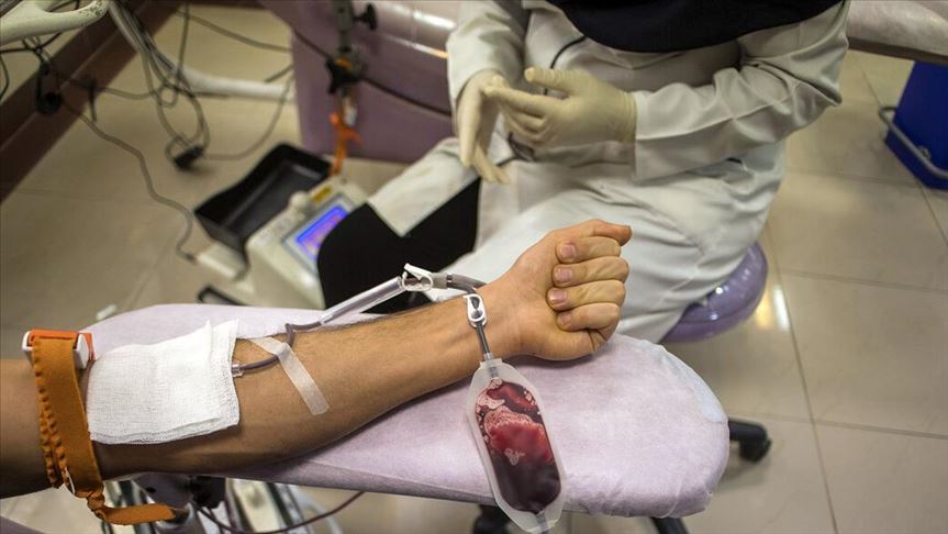 اهدای پلاسما به بیش از  ۷۵ بیمار در همدان
