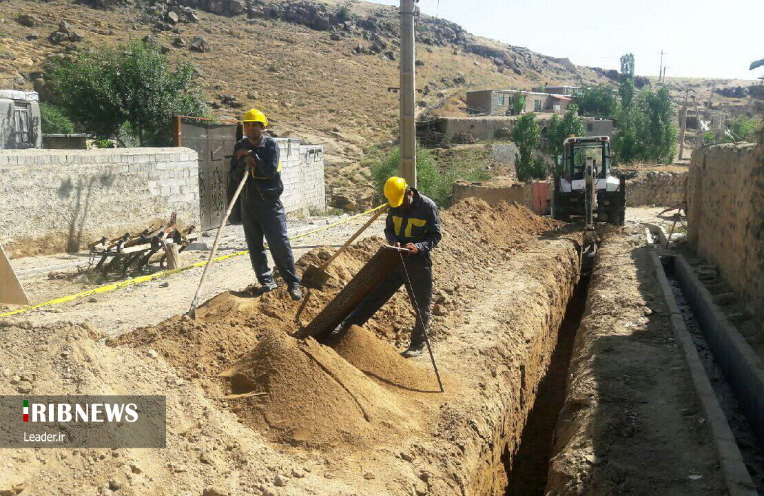 عملیات اجرایی گازرسانی به چهار روستا‌های جانده از پکیج در جوانرودآغازشد