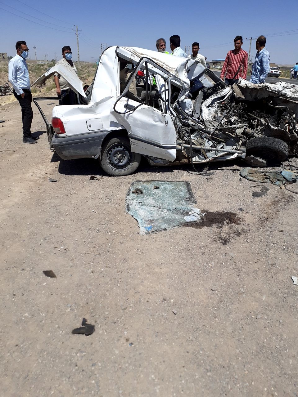 یک کشته در برخورد کامیون با پراید در محور تایباد- باخرز