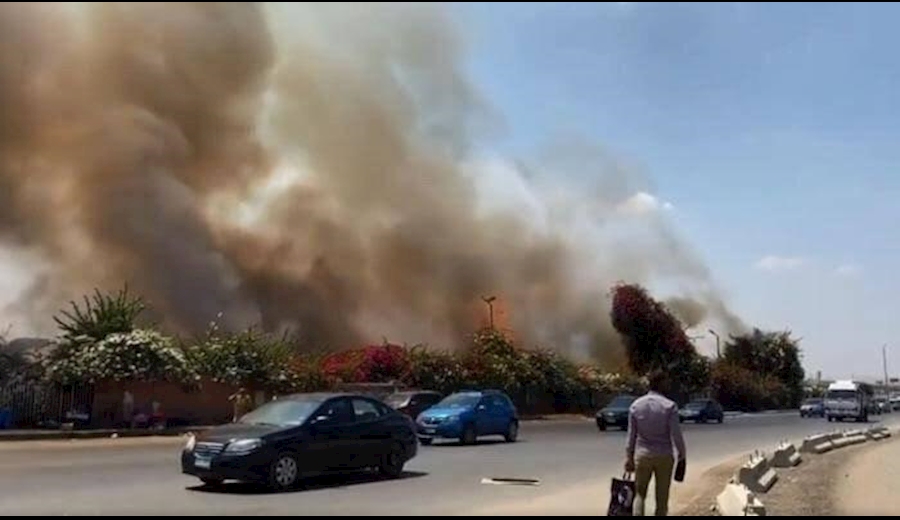 آتش سوزی گسترده در مصر